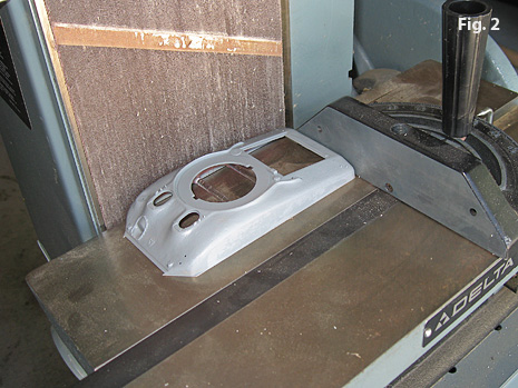 Hull on Belt Sander